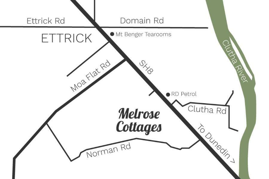 Melrose Cottages Millers Flat Esterno foto